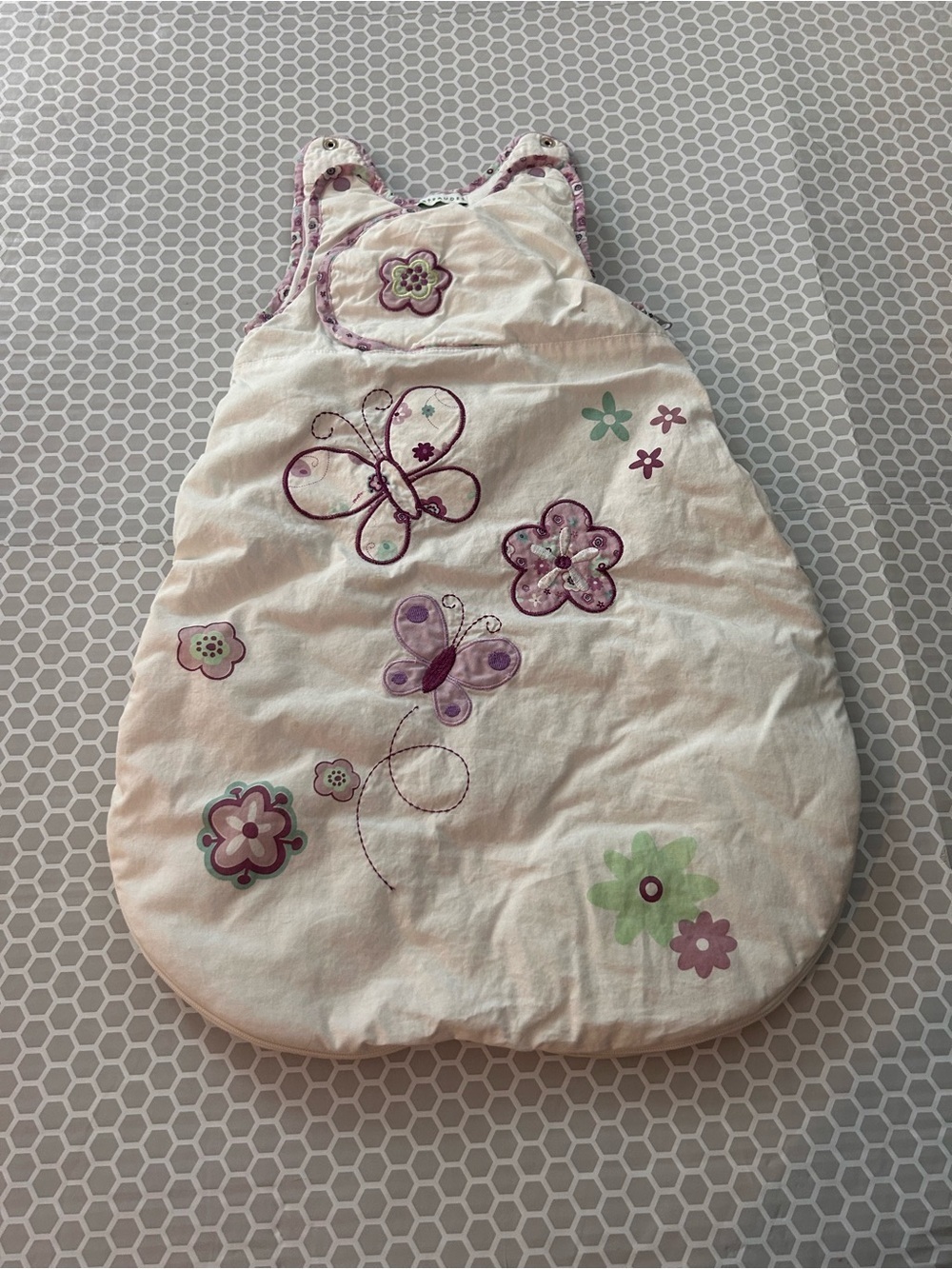 Vertbaudet Butterfly & Flower Sleep Sack Padded